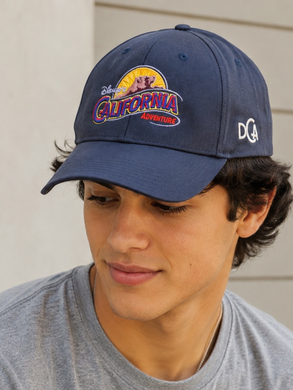 Disney’s California Grizzly adventure 100% cotton navy cap hat